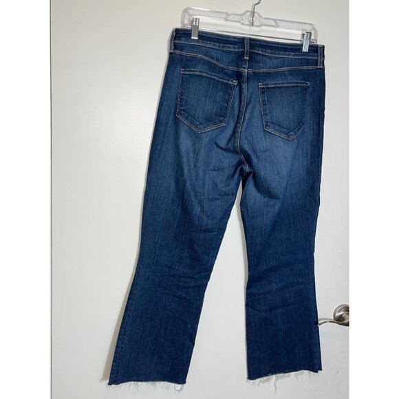 L'AGENCE Kendra High Rise Cropped Flare Jeans in Laredo Women Size 30 - Picture 7 of 12